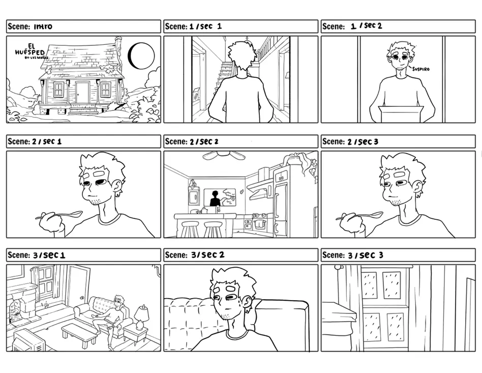 El Huésped — proceso